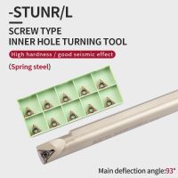 1pc -STUNR S1214K-STUNR S1416M-STUNR S1618N-STUNR CNC ตัวยึดเครื่องมือกลึงภายในสปริงเหล็กด้านในอาร์เบอร์ TNMG12 เม็ดมีด