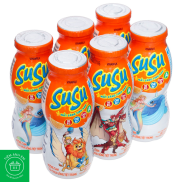 Lốc 6 chai sữa chua uống cam SuSu 80ml