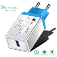 【☼】 C&amp;T e-Mart Quick Charge 3.0 USB Charger 5V 3.5A Fast Travel Wall เครื่องชาร์จโทรศัพท์มือถือ Wall Adapter สำหรับ Iphone12