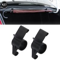 hotx 【cw】 2pcs Umbrella Holder Clip Hooks Organizer Car Rear Mounting Bracket Hanging Clamp