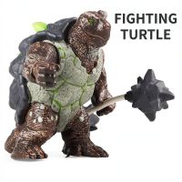 OozDec Warcraft Fighting Turtle Action Figures Toy Collectible Mythical Ancient Realistic Animal Dinosaur Figures Decorate Gift