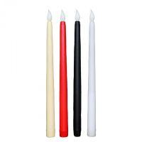 Battery Operated Long-Lasting LED Long Pole Candle Light Warm White Flameless Taper Candles For Wedding Party Table Decor