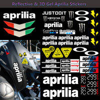 สติกเกอร์ติดหมวกกันน็อกดีคอลสำหรับมอเตอร์ไซค์ Aprilia สะท้อนแสงสำหรับ Aprilia DORSODURO 750 FACTOR Racing RSV4 RS Tuono RS660 SR50