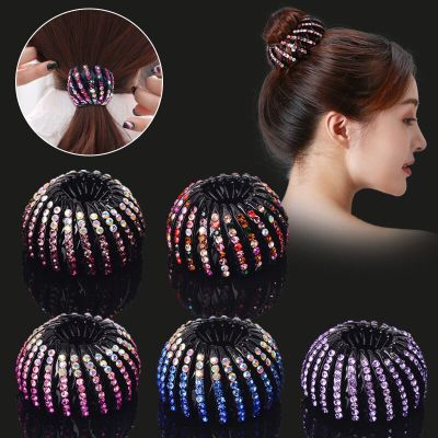 Korean Headband Hair Artifact Hairpin Rhinestone Grasping Clip Headdress