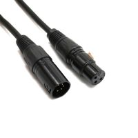 {:”: ตัวแปลง DMX 5-Pin DMX ตัวผู้ไปยัง3-Pin XLR ตัวเมียสายเคเบิลแปลงตะกั่วสาย