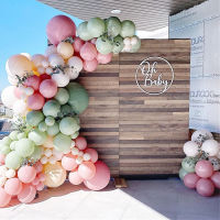 129Pcs Pink Mix Avocado Green Color Latex Balloons Garland Kit Balloon Arch Wedding Decorations Baby Shower Home Decors Globoss