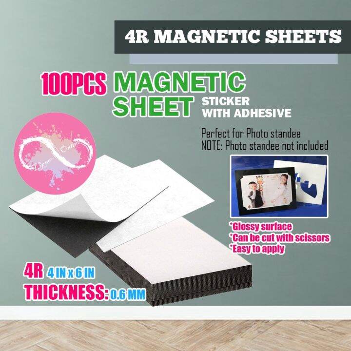 pcs 4R size Sheet with Full Adhesive photobooth Material DIY