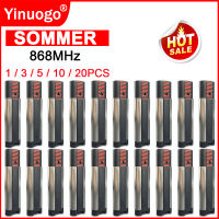 868เมกะเฮิร์ตซ์ SOMMER การควบคุมระยะไกลประตูโรงรถคำสั่ง SOMMER 4020 4025 4026 TX03-868-2 TX03-868-4โรงรถเปิดประตูส่งสัญญาณ