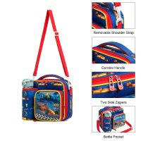 New Cartoon Pattern Lh Bag For Boys School Food Bag Thermal Insulated Lh Box Tote Cooler Bag Lancheira Escolar Infantil