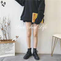 LAL Women New British Style Korean Version Of All-Match Martin Boots Lace-Up Inner Heightening Short Boots Can Be Wear In Spring And Autumn Without Velvet Women S Martin Boots