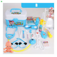 PUR 1 Set Kids Doctor Sets Toy Role Play Stethoscope For Children Boy Girls Pretend Kit New