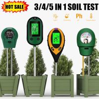 【hot】△♦ 5 In 1 Soil Tester Temperature Moisture Detector Gardening Farming