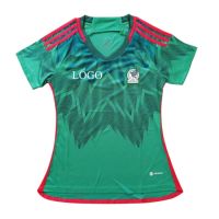 shot goods High Quality Mexico Women Football Jersey Home 2022 2023 Ladies Soccer Shirt S-XL