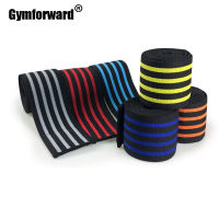 1 Pair 200*8cm Weightlifting Knee Pads Workout Fitness Elbow ce Bands Gym Squat Knee Protector Leg Sport kneepad Elastic Tape