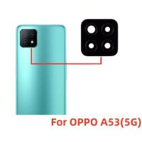 สำหรับ OPPO A52 A53 5G A54 4G A72 4G กล้องมองหลังเลนส์แก้วกรอบกระจกกล้องมองหลังที่ยึดฝาปิดเลนส์เว็บแคมอะไหล่