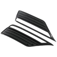 Car Carbon Fiber Style Rear Fog Light Frame Protection Lamp Cover Trim for Land Cruiser LC300 2022 2023