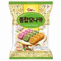 CW Korean Assorted Monaka [350 g.] :: ขนมพื้นเมืองเกาหลีสอดไส้ถั่วแดง เกาลัด และชาเขียวจากประเทศเกาหลี