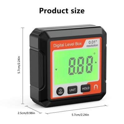 Digital Electronic Level Digital Angle Fnder 90°Magnetic Inclinometer Protractor Precision Level Box