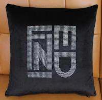 F pillow cover, Geometry Lattice logo art Paris F Luxurious throw pillow case pillowcase wholesale