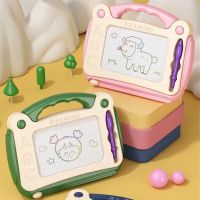 Mini Magnetic Drawing Board Color Writing Pad Portable Erasable Graffiti Board with 1 Pen Art Educational Painting Toy Kids Gift Drawing  Sketching Ta