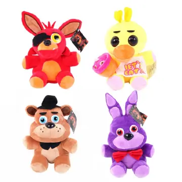 25CM Freddy Plush Foxy Chica Bonnie Springtrap Golden Freddy Fazbear plush  soft Stuffed Dolls kids toy