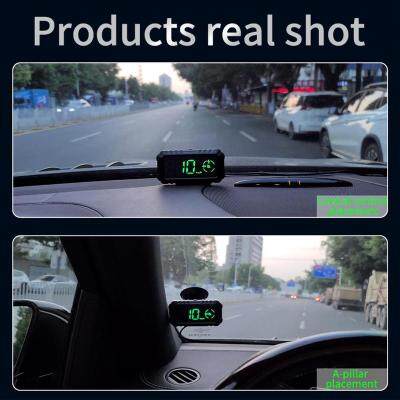 HUD S Peedometer จีพีเอสดิจิตอล S Peedometer สากล GPS HUD ดิจิตอล S Peedometer รถยนต์รถบรรทุกวัดระยะทางแกดเจ็ต