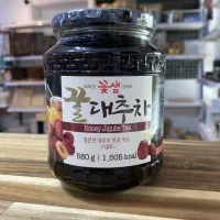 [สินค้าใหม่]kkot shaem honey jujube tea 580g ชาพุทราผสมน้ำผึ้งเกาหลี original 꿀대추차