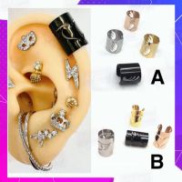 ✅ Earcuff ต่างหูแบบหนีบ ต่างหูหนีบ จิวหูหนีบ ตุ้มหูหนีบ สแตนเลสแท้ งานพรีเมี่ยม แฟชั่นเกาหลี ( ต่างหูแบบหนีบไม่ต้องเจาะ )