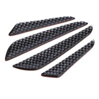 8PCS Car Door Edge Anti-collision Protector Bar Sticker Side Protection Guards Rear View Mirror Cover Protection Strip Crash Bar