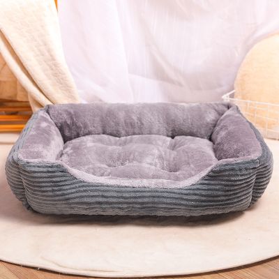 [pets baby] Rectangle Dog BedKennel CatSofa BedWinter Warm Beds Cushion Fordogs Legowisko Dla Kota