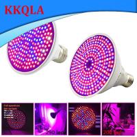 QKKQLA 290 Led Plant Grow Light E27 200 LED Growing lights Bulb Full Spectrum Indoor flower Lamp for greenhouse Vegs Hydroponic System