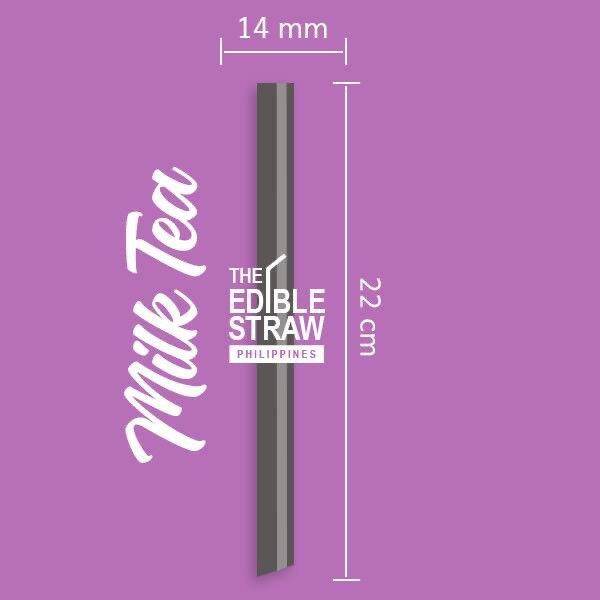 b!.Strawtegy EcoFriendly Edible Rice Straw (Bubble Tea / Milk Tea