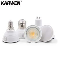 KARWEN Bombillas หลอดไฟ LED GU10 GU5.3 MR16 E27 E14 Lampada หลอดไฟ LED 6W 220V LED Spotlight Lampara Spot Light สำหรับห้องนั่งเล่น-TIOH MALL