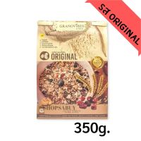 Granovibes กราโนไวบ์ส Granola กราโนล่า กราโนร่า รสออริจินอล(Original) โซเดียมต่ำ ไขมันต่ำ ทางเลือกเพื่อสุขภาพ น้ำหนักสุทธิ 350 กรัม /ถุง