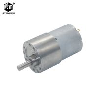 ✐ Eccenric Shaft All Metal 37mm Diameter Gearbox DC12V 24V Reduction Gear Motor with D-Type Shaft Reductor Motor JGB37-3530