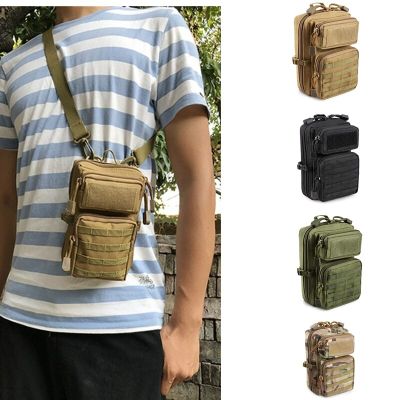 Multifunction Tactical Pouch Military Molle Hip Waist EDC Bag Wallet Purse Phone Holder Bags Camping Hiking Hunting Fanny Pack Power Points  Switches