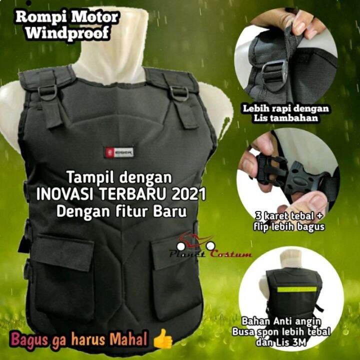 codtheresa-finger-hitam-the-latest-pc21-motorcycle-vest-windproof-the-latest-model-of-the-best-black-windproof-bikers-touring