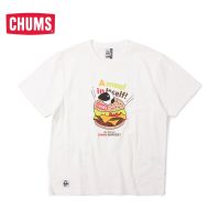 [S-5XL]Chums/chacha Bird เสื้อยืดแขนสั้น พิมพ์ลายแฮมเบอร์เกอร์ สไตล์ญี่ปุ่น สําหรับผู้ชาย และผู้หญิง