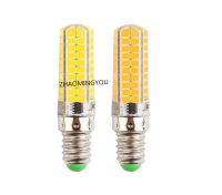 【✴COD✴】 lan84 E14หรี่แสงได้ Smd 5730 8W นาฬิกาซิลิโคนมีไฟแบบ Led E14โคมไฟข้าวโพดหรี่แสงได้สว่างมาก110/220V 80leds หลอดไฟ Led