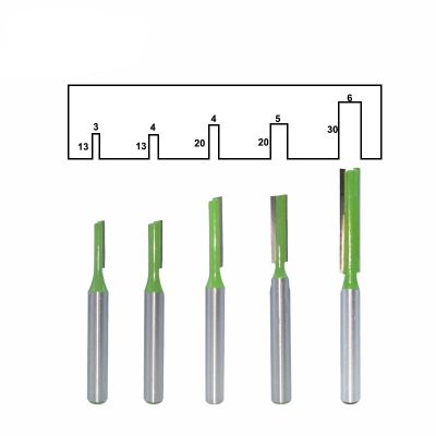 【LZ】 1pcs 6mm Shank Straight Bit Tungsten Carbide Steel Single Double Flute Router Bit Wood Milling Cutter for Wood Woodworking Tools