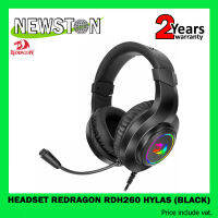 HEADSET (หูฟัง) REDRAGON RDH260 HYLAS (BLACK)