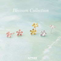 Aztique ต่างหูดอกไม้ Flower Earrings Gift For women Jewelry Earrings Gifts ต่างหู bs