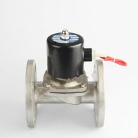 2 way stainless steel flange solenoid valve DN32 AC220V DC24V Diaphragm 2 Way Solenoid Valve Valves