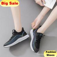 Sneakers Korean Casual Reflective ting Coconut Shoes For Women Kasut Perempuan