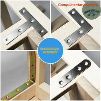 L/T Type Stainless Steel Corner Code Bracket Furniture Fixed Connection Door Cabinet Wall Angle Code Flat Corner Fixing Bracket