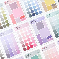 สติ๊กเกอร์ Color Palette Index ⭐️ 4 แผ่น มีหลายสี สติกเกอร์ sticker by mimisplan