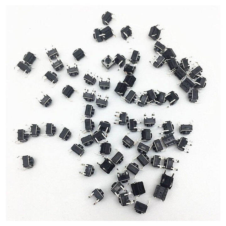 25pcs-switch-side-foot-toy-push-button-touch-micro-switch-black-tact-switch-cap-tactile-tact-switch