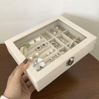 【JH】 Fashion Jewelry Display Organizer Tray Holder Earring Storage Showcase