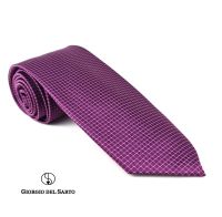 Giorgio Del Sarto Necktie 8.5 cm Purple with Fabric Texture เนคไทสีม่วงมีเท็กเจอร์