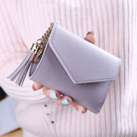 【 Cw】short Tassel Wallet Women Fashion Purse Female Mini Wallets New Korean Students Lovely Purse Female Small Wallet For Girl